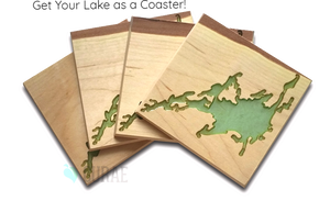 Custom "Any Lake" Coaster Set - Curae